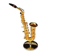 Mini Modelo de Instrumento Musical Adornos De Modelos De Saxofón Alto En Miniatura Adornos De Artesanía Adornos De Instrumentos Musicales Accesorios De Instrumentos Musicales(C)