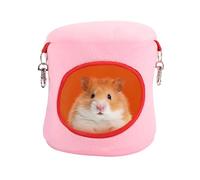 mini&moe Hamster House - Hamster Hideout acogedor para dormir, a prueba de masticación, hamaca colgante para hámster, accesorios para jerbo enano, rata, erizo, deslizador de azúcar