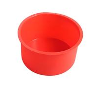 Mini molde de silicona para tartas de 10 cm, redondo, antiadherente, azul | 5,59 cm de profundidad, para magdalenas de postre de mousse, compatible con microondas, horno, congelador, lavavajillas