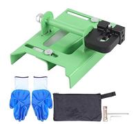 Mini molino de motosierra vertical, barra de fresado, de guía de corte de madera, herramientas de fijación para carpinteros, carpinteros, acero verde, aluminio, 15x20, 5cm, 2452g