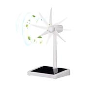 Mini Molino de Viento Solar | Juguete Energía Solar Molino | Decoración Jardín Herramienta Pedagógica Ciencia | Experiencia Hogar