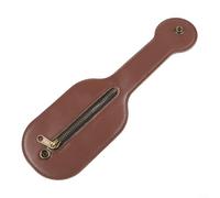Mini monedero de cuero para hombres y mujeres, bolsa compacta con cremallera con ventana de identificación, bolsa colgante de cintura para exteriores, color negro, rojo oscuro, Para colgar en la