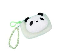 Mini Monedero de Peluche Pequeño - Neceser de Maquillaje y Billetera para Viajes, Fiestas, Vacaciones- 8.5 Cm X 8.5 Cm