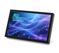 Mini Monitor Jun-Electron Pantalla de 7 Pulgadas HDMI, VGA, AV, BNC, 1024 × 600 Pantalla IPS pequeña con Altavoces Integrados, ángulo de visión de 178° Monitor portátil LCD para PC/TV/DVD/CVBS