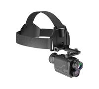 Mini Monocular de Visión Nocturna Montado en la Cabeza: Grabación 4K, Infrarrojos y Dioptría Ajustable