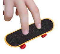 Mini monopatín para dedos - 5,43 x 1,18 x 1,69 pulgadas - Durable Tiny Fingerboards With Wheels, Hand Toy For Kids, Party Favors, Mini Skate Set, Desk Fun, Collectible Finger T