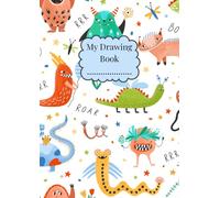 Mini Monsters ~ My Drawing Book: Large A4 Blank Sketch Book For Kids | 100 Plain Pages for Drawing, Doodling and Sketching | Personalise Cover with ... Art Pad (Little Noodlings ~ Mini Monsters)