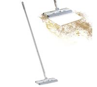 Mini Mop -26x13x113cm Floor Mop | Floor Cleaner, Reusable Automatic Cloth Clip Tool, Zero Touch Wet & Dry Мop with Long Handle For Hardwood Floors, Kitchen, Bathroom, Tiles, Walls, Dust Removal