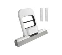 Mini Mop - 5.91in Self Squeezing Wet Dry Mop for Hand-Free Cleaning, Housekeeping Tool with 3 Replacement Sponge Heads for Wall Corners, Sink, Living Room, Glass, Car RV, ABS Cotton