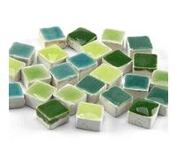 Mini-Mosaicos (5x5x3mm), 5.000 teselas, Mix Verde, MXVR