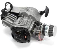 Mini Moto Gasolina Motor de 2 Tiempos 49CC Motor Dirt Bike 1,9 kw/7000 rpm Minimoto Gasolina 3CV 2,7 N.M Motor de 44mm de Diámetro Motor de 49cc Motor Minimoto con depósito de combustible de 1,2L