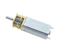 Mini motor de CC, 13GA-050 Micro DC Gear Motor 6V 12V Velocidad ajustable hacia adelante y atrás(12V57RPM)