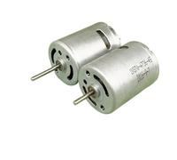 Mini motor de CC, RK370-4736 Micro DC Motor 3.7V 7.4V 12V 44000RPM 2.0mm Eje 11/17MM Escobilla de carbón(Shaft length 17MM)