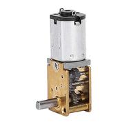 Mini motor de engranaje DC Brush 6V, motorreductor de tornillo sin fin micro Turbo 1218GE-N20(DC3V 30RPM)
