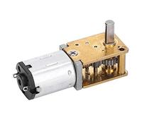 Mini motor de engranaje DC Brush 6V, motorreductor de tornillo sin fin micro Turbo N20(DC6V 70RPM)
