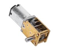 Mini motor de engranajes, mini cepillo reductor de engranajes helicoidales multifuncional, motor de engranajes con revestimiento de pintura de 3 capas anti alta temperatura(DC3V 16 RPM)