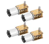 Mini motor de engranajes, mini cepillo reductor de engranajes helicoidales multifuncional, motor de engranajes con revestimiento de pintura de 3 capas anti alta temperatura(DC3V 30RPM)