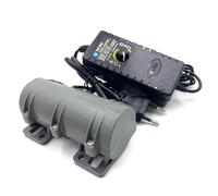 Mini motor de vibración de 3800 RPM, masajeador portátil DIY, motor de vibración, piezas de repuesto, motor eléctrico de vibración ajustable de ahorro de energía para cama de masaje y silla (DC 24V