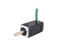 Mini motor paso a paso bipolar de 6 pasos, 14 x 14 x 30 mm, 1,8 grados, 0,58 Ncm (0,82 oz.in), 0,3 A, 4 cables for impresora 3D CNC.