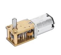 Mini motor reducción velocidad DC 12V, motor transmisión engranajes metal JGY N20 CW CCW Micro engranajes Eje potencia Motores eléctricos cepillo cobre bajo ruido (CC 12v 16RPM)