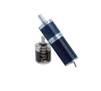 Mini motorreductor planetario de 12 V/24 V, 32 mm, reductor de velocidad ajustable, alto Tq, bajo nivel de ruido, motor de escobillas de carbón de avance/retroceso.(With bracket 6mmaxis,37R_12V MOTOR)