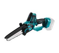 Mini motosierra 15 cm compatible con batería Makita 18V, motosierra de poda brushless con lubricación automática para cortar madera y jardín (sin batería ni aceite de cadena)