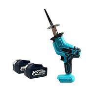 Mini motosierra 3600W 12000SPM sin escobillas eléctrica sin cable Sierra recíproca Herramienta de corte de madera de metal de velocidad variable(One Bat Brushless)