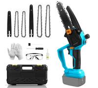 Mini Motosierra compatible con Makita 18V, Sierra Electrica de 8 y 6 Pulgadas Motosierra Inalámbrica Portátil para Podar Árboles de Jardinería (sin batería)