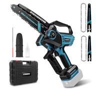 Mini motosierra inalámbrica de 10 y 8 pulgadas, compatible con batería Makita de 18 V, motosierras eléctricas sin escobillas con engrasador automático, motosierra de poda 2 en 1 para podar árboles y
