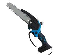 Mini motosierra inalámbrica de 20,32 cm con motor sin escobillas y engrasado automático, bloqueo de seguridad, motosierra para madera y ramas, compatible con batería Makita de 18 V (sin batería