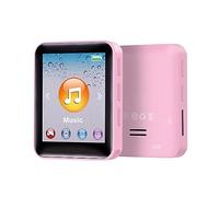 Mini MP3 portátil de 1.77 pulgadas, tarjeta HIFI TF, libro de reproducción de vídeo, lectura, grabación de sonido, carga rápida, reproductor de música MP4, color rosa, 32 G