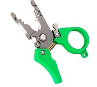 Mini Multi-tool Wire Stripper, 2025 New Portable 6-In-1 Electrician Multi-tool, Cable Stripper Split Crimp,for Home Repair & Electrical Work And DIY Projects (Green)