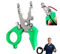 Mini Multi-Tool Wire Stripper, 6-in-1 Electrician Multi-tool,Cable Stripping Crimping Tool, Crimping & Pliers Functions, Slim Portable Home Repair & Electrical Work (1PCS)