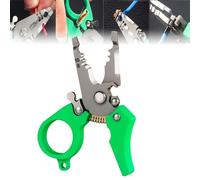 Mini Multi-Tool Wire Stripper, Adjustable Wiring Tools and Multi-Function Hand Tool, 6-in-1 Multis-Tools with Crimper, Cutter & Cable Stripper, Compact for Home(1 Pc)