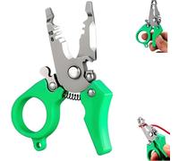 Mini Multi-Tool Wire Stripper, Portable 12-In-1 Electrician Multi-Tool, Adjustable Wiring Tools And Multi-Function Hand Tool For Strip, Split, Trim, And Crimp, Household Tools (1pcs)