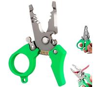 Mini Multi-tool Wire Stripper, Portable 12-in-1 Electrician Multi-tool, Adjustable Wiring Tools and Multi-function Hand Tool, Slim Portable for Home Repair & Electrical Work (1pcs)