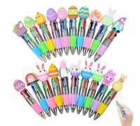 Mini Multicolor Pens - 20 Pieces Easter Gel Ink Pens, 4-in-1 Color Ballpoints Writing Tools | Easter Pen Set for Boys Girls Kids Students School Sketching Journaling Craft Party Favor Classroom Reward