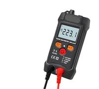 Mini multímetro digital de voltaje CA/CC, 4000 cuentas, multímetro inteligente, ohmios, NCV, herramientas for electricistas.(T1 with case)