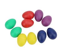 Mini Musical Egg Shakers 10Pcs | Colorful Plastic Percussion Instruments for Young Learners | Rhythm Training & Early Education Toy