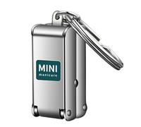 Mini Nail Clippar - Stainless Steel Trimmer, Folding Manicure Cutter, 1.30 x 0.51inches Precision Grooming Tool Kit | Sharps Portable Compact Design, Travel Home Professional Care