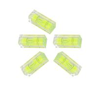 Mini Nivel de Burbuja de 5 Piezas, Nivel de Burbuja de Precisión de 15 * 15 * 40 Mm, Nivel de Espíritu para Camping, Caravana, Autocaravana, Equipo de Cámara