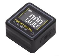 Mini nivel de inclinómetro digital, instrumento electrónico de medición de ángulo con pantalla LCD, precisión de 0,05°, base magnética para superficies metálicas, regla de pendiente multidireccional