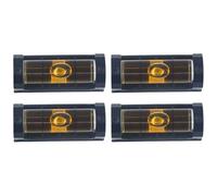 Mini nivel magnético con cuerpo compacto de 1.45 pulgadas y base magnética fuerte para refrigeradores, aire acondicionado, televisores y electrodomésticos de metal (amarillo)