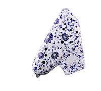 Mini Ocarina AF de tres tubos soplados con luz azul y blanco de grado de rendimiento púrpura barro ahumado AF de tres tubos