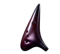 Mini Ocarina Classic - Ocarina lisa de 12 agujeros, llave G alta, instrumento de viento de rendimiento profesional, 12 agujeros A/G