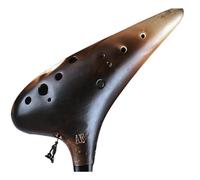 Mini Ocarina - Instrumento musical étnico de 12 agujeros con llave F profesional, nivel de rendimiento profesional, modelo clásico