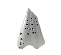 Mini Ocarina Principiante Rendimiento sin disparar Ocarina Alto C Key Instrumento profesional ultra ancho AC de tres tubos sin disparar