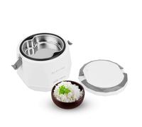 Mini Olla Arrocera, 12 V, 1,6 L, 2-3 Personas, Olla Arrocera Portátil para Viaje, Olla Arrocera para Coche, Vaporera Eléctrica para Alimentos, Herramienta para Cocinar Arroz,