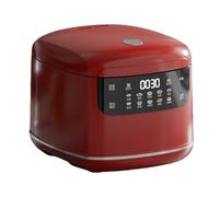 Mini olla arrocera de 2 litros, olla arrocera antiadherente portátil de 400 W con temporizador de retardo de 24 horas, 5 tazas cocidas y 3 tazas sin cocer, para gachas de avena caseras red