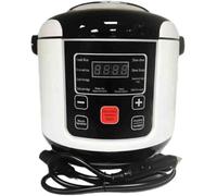 Mini Olla Arrocera Portátil 2L para Coche con Función Mantener Caliente y Olla Antiadherente, Ideal para Camping, Viajes, Autocaravana y Camión (12V/24V) | Compacta y Ligera,24V